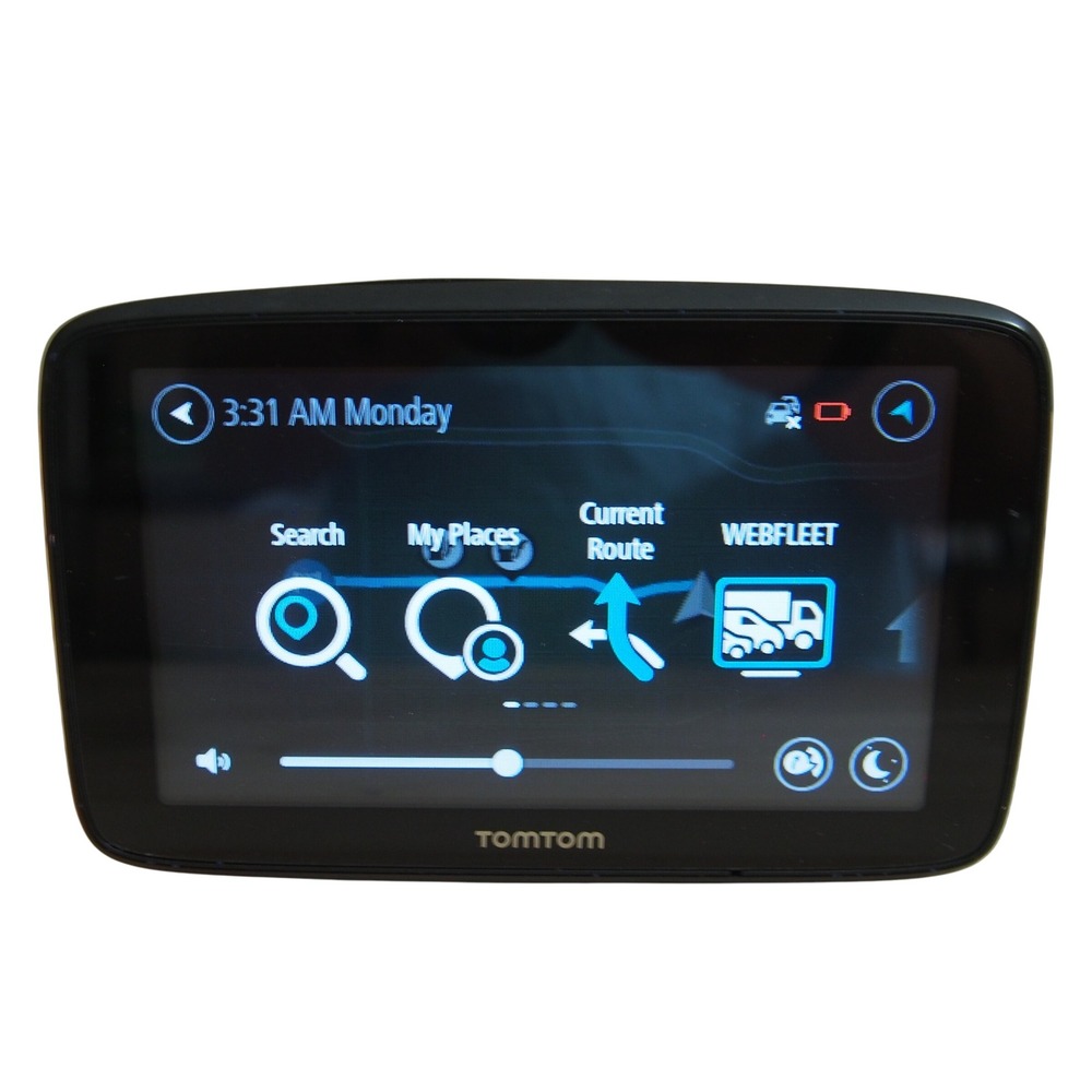 TomTom Go 520 Automobile Portable GPS Navigator 4PN50 Webfleet Tested EUC *READ*